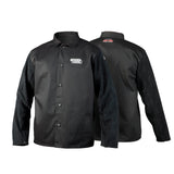 Traditional Split Leather-Sleeved Welding Jacket - XLarge