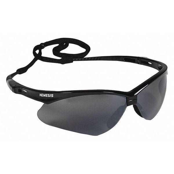 V30 Nemesis Safety Glasses Black Frame And Gray Scratch-Resistant Lens