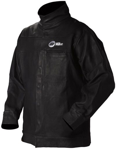 Miller Leather Welding Jacket Size - Grain Pigskin Leather